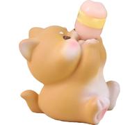 Figurine animalière pour enfants en résine Mini animal Toy Cake Topper Desktop Decoration Dashboard Ornaments for Home Bookshelf Office Dog