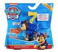 Figurine animaux Pat patrouille : chien policier chase avec son et sac a dos G