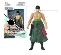Figurine Anime Heroes - Bandai - One Piece Zoro Style 3 Épées 17 Cm - 16 Points D'articulation