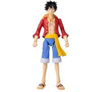 BANDAI - Anime Heroes - One Piece - Figurine Anime Heroes 17 cm - Monkey D. Luffy - Licence Officielle One Piece - Figurine articulée Luffy - Jouet Enfant 4 Ans et + - 37008