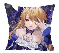 Figurine Anime Jouet pour Genshin Impact Fischl 45X45cm, Pendentif Sac à Dos de Dessin Animé, Anime Plüsch Kissen pour Décorer chez Les Fans Joueurs,33