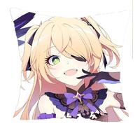 Figurine Anime Jouet pour Genshin Impact Fischl 50X50cm, Pendentif Sac à Dos de Dessin Animé, Anime Plüsch Kissen pour Décorer chez Les Fans Joueurs,13