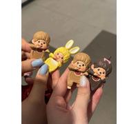 Figurine Anime Mengqiqi en Position Allongée, Boîte Mystère, Mini Figurine de Dessin Animé, Poupée Créative pour Décoration de Téléphone, Cadeaux de Fêtes, Cadeau pour les Fans whole box 7 pcs