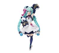 Figurine Anime Miku, figurine d'action Miku avec petit panda, 18 cm, mignonnes figurines de dessin animé, statue en PVC, modèle pour écran de bureau, ornement, collectionneur, cadeaux