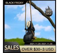 Figurine Anime No Face Man, Jouet De Bricolage, Poupée De Paysage, Voiture, Pendentif Pour Enfants, Cadeaux D'anniversaire