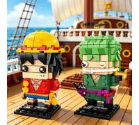 Figurine Anime One Piece, Luffy Zoro Chopper Boa Hancock, blocs de construction, jouet en briques assemblées, modèle créatif de collection, cadeaux D