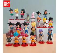 Figurine Anime Super Saiyan Goku Jouet DBZ Mini Majin Buu Broli Vegeta Manga Action PVC Figurine Modèle Poupée - Cadeaux parfaits pour Halloween, Noël 10 pièces aléatoires,5 pièces aléatoires,1 pièce
