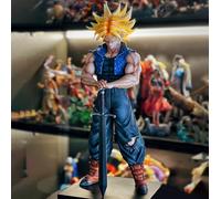 Figurine Anime Trunks de 25 cm/9,84 po, figurines d'action Future Trunks, statue en PVC, modèle de collection, jouets pour cadeaux d'anniversaire Trunks no box