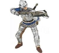 Figurine Arbalétrier bleu en armure Papo
