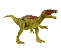 Figurine articul e de dinosaure Baryonyx Limbo de Mattel Jurassic World Camp Cretaceous Roar Attack avec fonction de frappe et sons