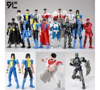Figurine articulée 9L3D imprimée NEWInvincibles Tech Jacker Titan13 Lucky13 Action Figure Dummy13 Moto Modèle de collection multi-articulations Jouet T13 Light Mark