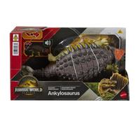 Mattel – Figurine Jurassic World Ankylosaurus – coup de tête activé, rugissement, son – JGB90