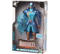 Gormiti, Figurine articulée 27 cm, Gormiti avec Son Arme, Modèle Eau - AQU, pour Les Enfants à partir de 4 Ans, GRV064