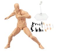Figurine articulée avec support et accessoires pour dessin, mannequin pour artistes, croquis, peinture, homme.