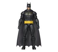 Mattel Figurine articulée Batman DC 30 cm – 7 points, costume noir, cape en tissu
