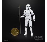 Figurine articulée DROIDS STORMTROOPER de la série noire STAR WARS, figurine HAS