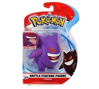 Pokémon- Gengar Figurine DE Combat- Gengar Figurine de Combat de 11 cm avec Une Langue à rallonge.