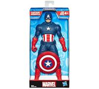 Figurine articulée - HASBRO - Captain America 23 cm - Multiples articulations - Bouclier inclus - Licence Marvel