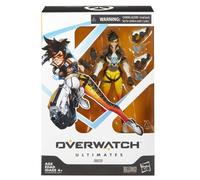 Figurine articulée Hasbro Overwatch Ultimates Tracer 15 cm avec accessoires Noir