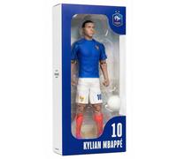 Figurine articulée MEGABLEU Kylian Mbappé 20 cm - 10 points d'articulation, ballon - Maillot France (bleu/blanc/rouge)