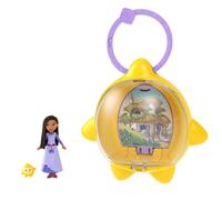 Figurine articulée mini personnage Mattel Disney Wish Jaune 7,5x7,5x5 cm