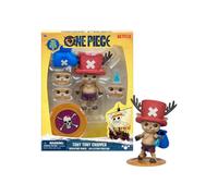 Figurine articulée Moose Toys Chopper One Piece Netflix 15 cm avec accessoires, faces interchangeables et socle rouge