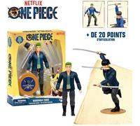 OnePiece Figurine Zoro (15,24 cm) – 5 accessoires, sabres interchangeables, socle Pièce de Berry