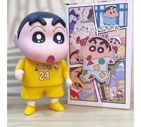 Figurine Articulée Shin Chan, 21 Cm, Figurine Des Lakers, Numéro 24, Et Des Bulls, Numéro 23, Pop39599-A, Décoration De Bureau, Jouets