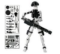 Figurine Articulée Souple | Corps Mobile Dynamique Jouet pour et Adultes | Jouet Mécanique Compact avec Articulations Mobiles pour, Ados et Familles
