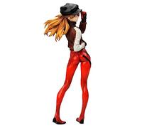 Figurine Asuka Langley de l'Anime - Édition à Collectionner - 22 cm - Personnage de Dessin Animé - Oreilles de Chat - Décoration d'Intérieur