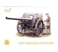 Figurine Attelage d'artillerie allemande 1ère GM 4 chevaux. G