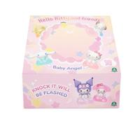 Figurine avec base lumineuse Hello Kitty Série Baby Angel 4 cm Modèle aléatoire