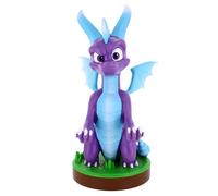 Figurine avec support de serrage câble Exquisite Gaming Spyro The Dragon Violet 21 cm