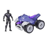 Figurine avec vhicule Avengers Marvel Black Panther VTT Coup de griffes 10 cm