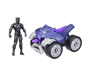 Figurine avec vhicule Avengers Marvel Black Panther VTT Coup de griffes 10 cm