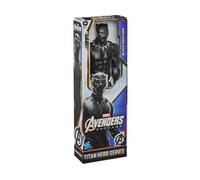 Figurine Avengers : Black Panther 30 Cm - Super Heros - Personnage Articulé Marvel - Jouet - Set Garçon + 1 Carte Tigre - Nouveauté