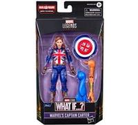 Hasbro Marvel Legends - Figurine Captain Carter 15 cm Premium, 2 pièces Build-a-Figure Multicolore