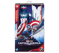 Marvel Studios Captain America Brave New World, Figurine Captain America Deluxe de 30 cm