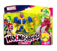 AVENGERS MixMashers Marvel, Figurine Personnalisable Thanos Deluxe à mélanger et Combiner avec Accessoires