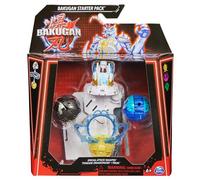 BAKUGAN 3.0 - STARTER PACK - 2 Billes Bakugan, 1 Bille Bakugan Special Attack, 1 Anneau de Combat, 1 Carte Lanceur et 9 Cartes - Collection Bakugan Jouet - Jouet Enfant 6 Ans Et + - Modèle Aléatoire