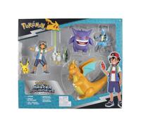 Figurine - BANDAI - Megapack De 5 Figurines - Pokemon - Lucario, Pikachu, Ectoplasma - Mixte, Enfant