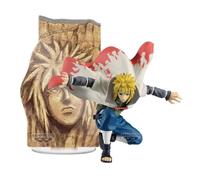 Figurine - BANDAI - Namikaze Minato - Panel Spectacle - Naruto Shippuden - blanc