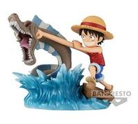 Banpresto Figurine One Piece Monkey D. Luffy contre Local Sea Monster WCF Log Stories 7 cm