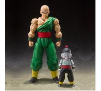 Figurine - BANDAI - S.H.Figuarts - Tenshinhan & Chaoz - 2 personnages - Articulée pour la première fois