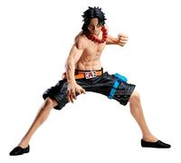 Figurine - BANPRESTO - Grandista - Portgas D. Ace - 20 cm - Noir/Bordeaux