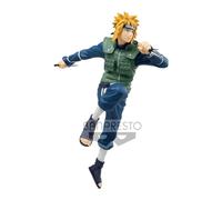 Figurine Banpresto Naruto Shippuden Vibration Stars Namikaze Minato Bleu 18 cm
