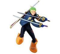 Statue Zoro avec Costume Tête D'Œuf Katanas 16 Cm