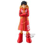Figurine Banpresto One Piece Grandline Series Monkey D Luffy Rouge 16 cm