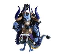 Figurine Banpresto One Piece Kaido Mega World Collectable Doré 13 cm