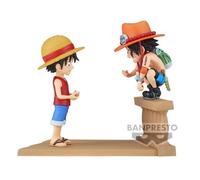 Figurine One Piece - Luffy & Ace Wcf Log Stories 8cm